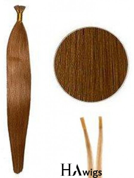 Auburn Straight Stick/I Tip Hair Extensions