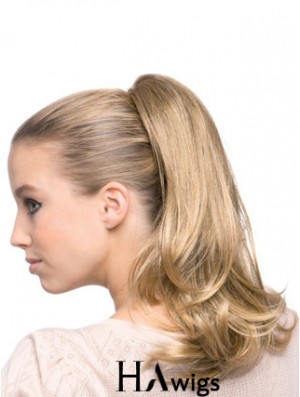 Style Wavy Blonde Ponytails