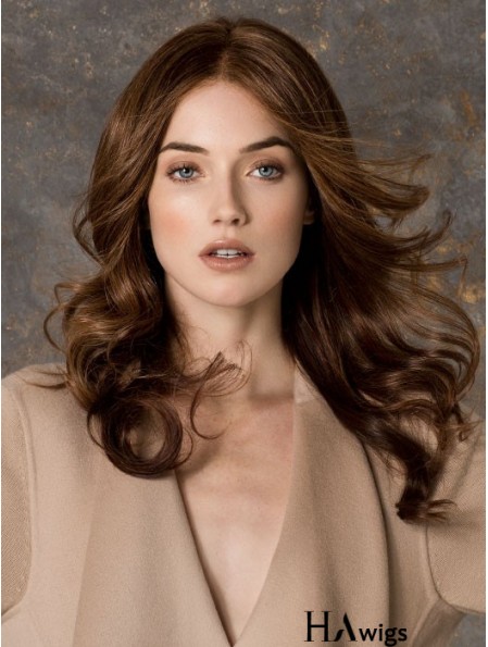 Petite Monofilament Wigs For Women Long Length Auburn Color