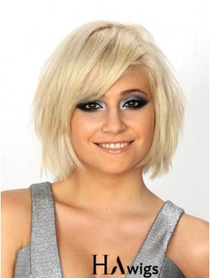 Bob Wigs UK 100% Hand Tied Straight Style Chin Length