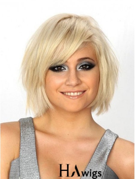 Bob Wigs UK 100% Hand Tied Straight Style Chin Length