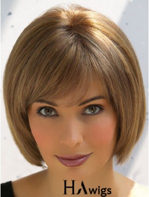 Synthetic Bob Lace Wigs Bobs Cut Short Length With Capless
