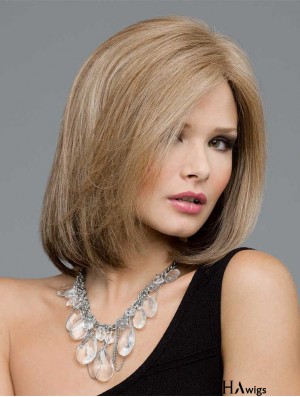 Lace Front Long Straight Blonde No-Fuss Bob Wigs