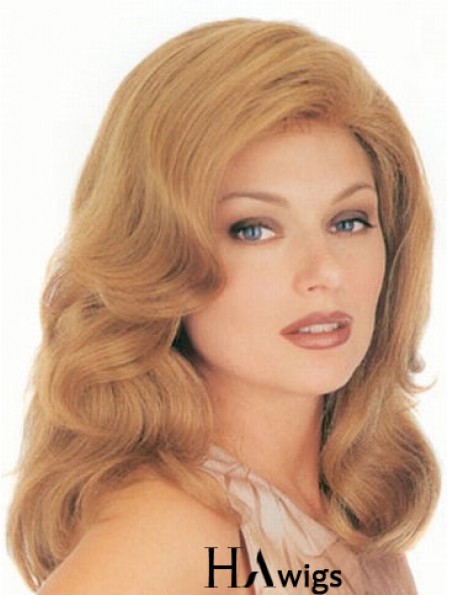 Wavy Blonde Convenient Long Classic Wigs