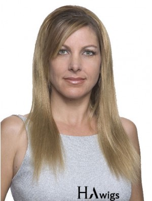 Straight 100% Hand-tied Blonde New Long Wigs