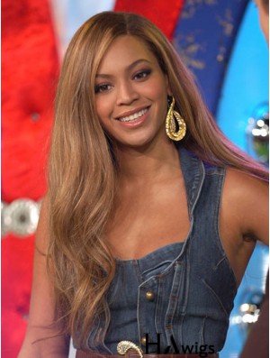 Brazilian Lace Front Long Wavy Brown 22 inch Beyonce Wigs UK