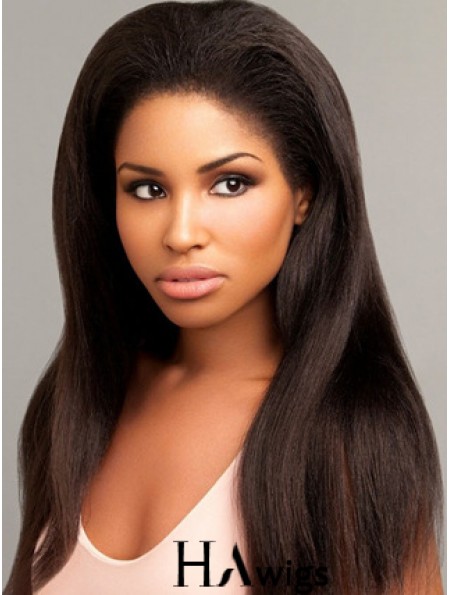 African Human Hair Wigs UK With Lace Front Yaki Style