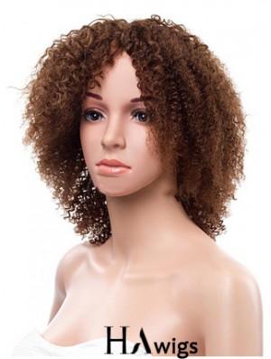 Short African American Hairstyles Remy Human Lace Front Brown Color
