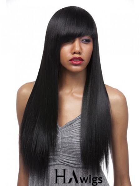 24 inch Black Lace Front Wigs For Black Women