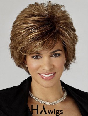 Wavy Brown Cheapest Short Classic Wigs