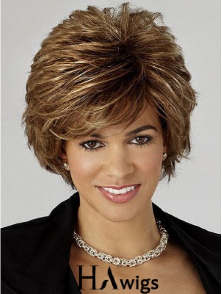 Wavy Brown Cheapest Short Classic Wigs