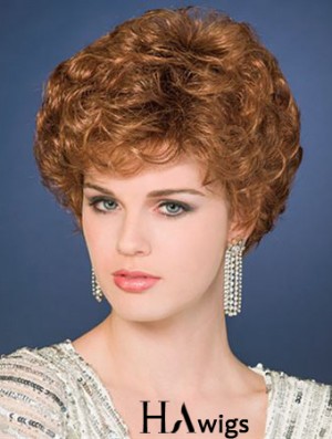 Cropped Curly Capless Layered 6 inch Amazing Synthetic Wigs