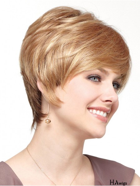 Boycuts Short Blonde Straight High Quality Petite Wigs