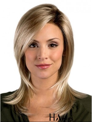 Good Synthetic Wigs UK With Capless Shoulder Length Straight Style