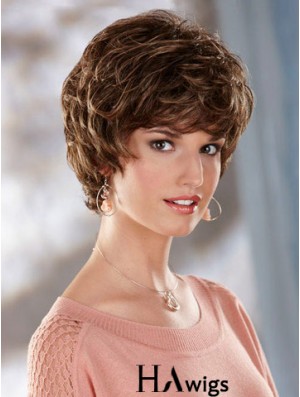 Wavy Brown Online Short Classic Wigs