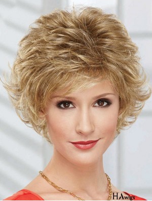 Short Wavy Capless Layered 10 inch Fabulous Synthetic Wigs