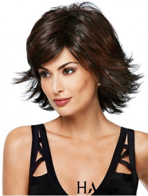 Auburn Chin Length Wavy Layered 10 inch Best Medium Wigs