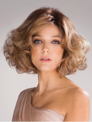 Wavy Layered 10 inch Blonde Exquisite Synthetic Wigs