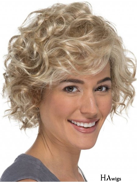 Classic Curly Blonde 8 inch Lace Wig