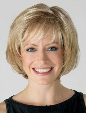 Lace Front Short Straight Blonde Fabulous Bob Wigs