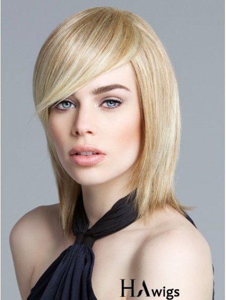 Lace Front Chin Length Straight Blonde New Bob Wigs