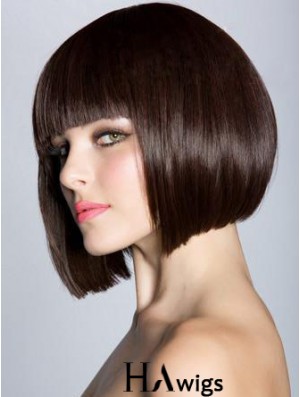 Bob Wigs For Women Chin Length Straight Style Bobs Cut