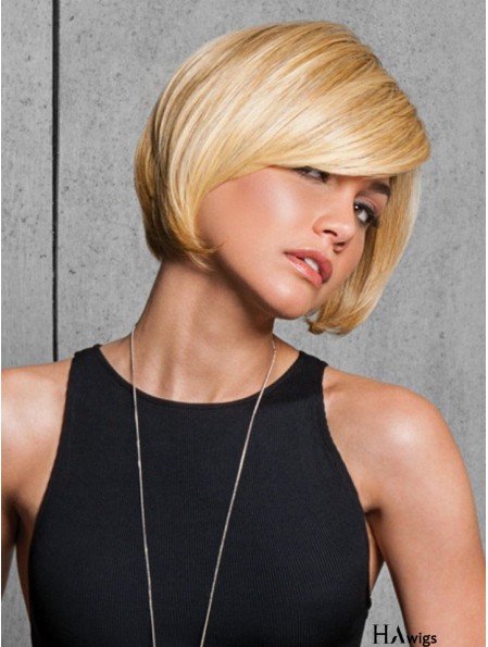 10 inch Chin Length Capless Copper Wig Bob