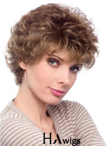 Layered Short Auburn UK Wigs