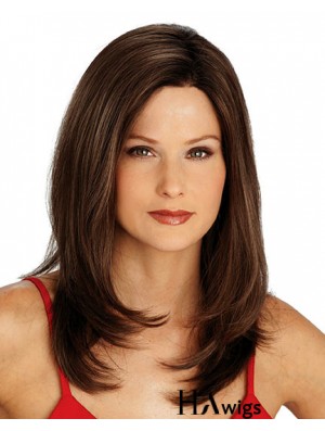 Wavy Without Bangs Long Fashion Brown Synthetic Wigs