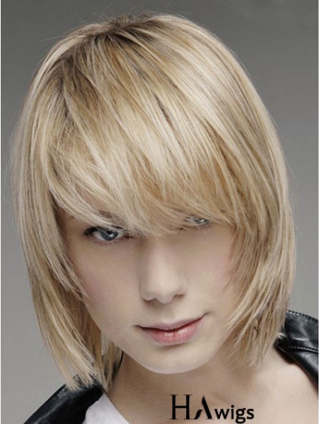 Brown Lace Front Straight Men Hand Tied And Mono Top Human Hair Wig