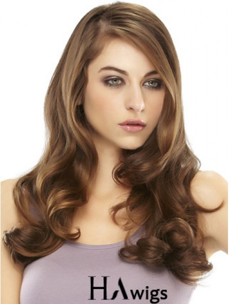 Cheap Auburn Wavy Long Hair Falls & Half