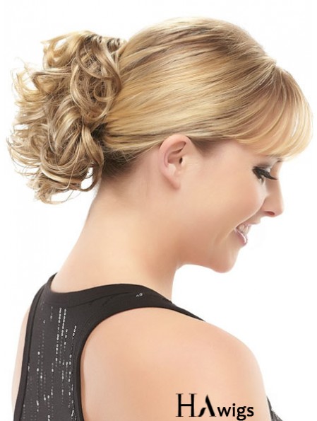 Blonde Bun Hair Pieces